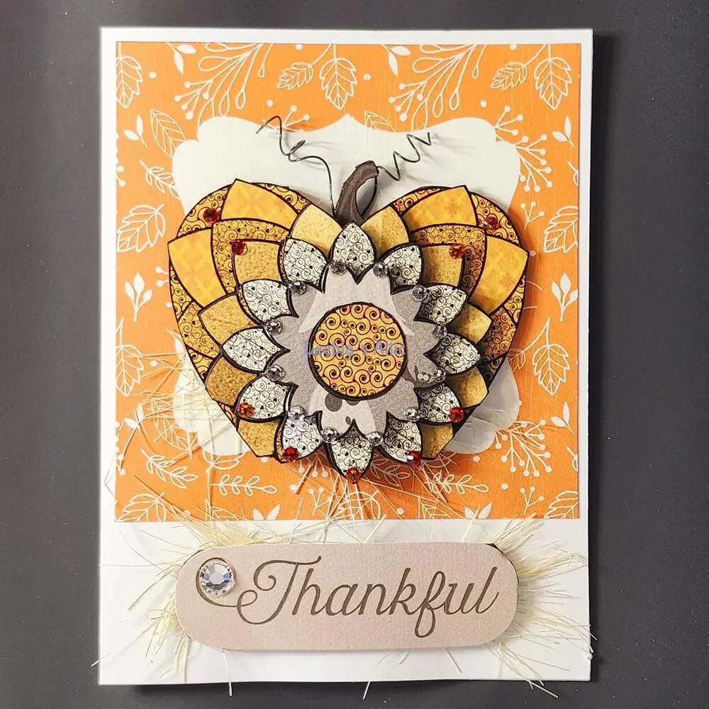 Handmade Dimensional Card - Generic - Thankful